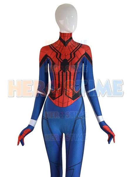 3d Print Lady Mayday Parker Homecoming Spiderman Superhero Costume The