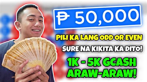 Turo Ko Sayo Pano Kumita Ng K K Gcash Daily Pili Ka Lang Odd Or Even