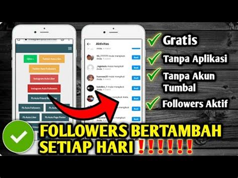 Cara Menambah Followers Instagram Gratis Tanpa Akun Tumbal Youtube