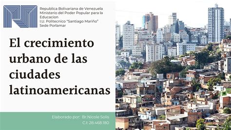 El Crecimiento Urbano De Las Ciudades Latinoamericanas PPT