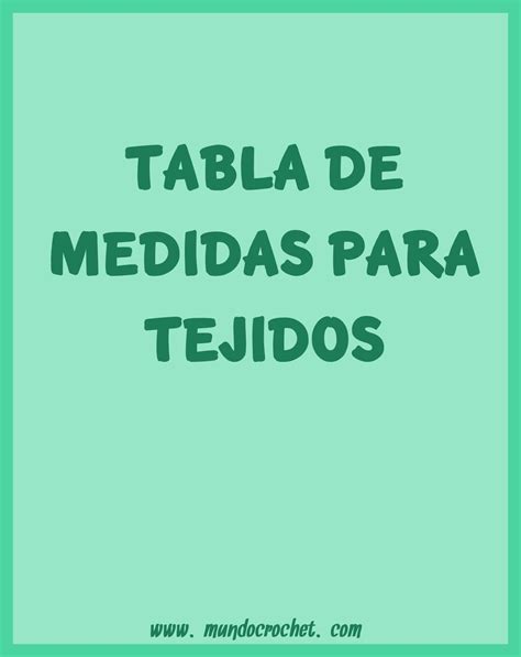 Tabla De Medidas 3
