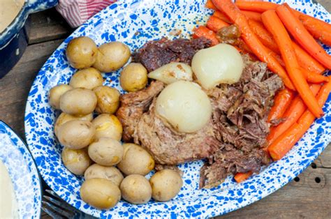 Traditional Beef Pot Roast Dinner The Farmwife Feeds