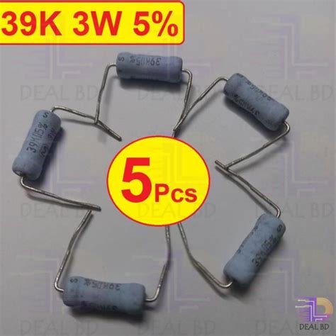 pcs   ohm resistor metal oxide film resistors flameproof power