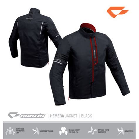 Promo Continmoto HEMERA Jaket Contin HEMERA BLACK XL Cicil 0 3x