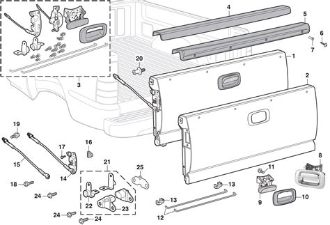 Chevy Truck Tailgate Parts