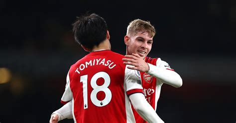 Arsenal Predicted Xi Vs Wolves As Takehiro Tomiyasu Starts But Emile