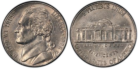 1998-P 5C (Regular Strike) Jefferson Nickel - PCGS CoinFacts