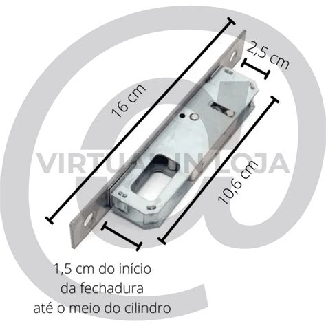 Fechadura Serr Correr 410 20mm