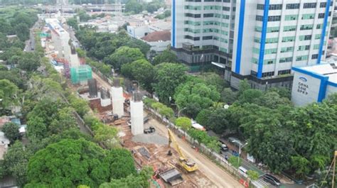 Progres Proyek LRT Jakarta Fase 1B Telah Capai 47 13 Persen