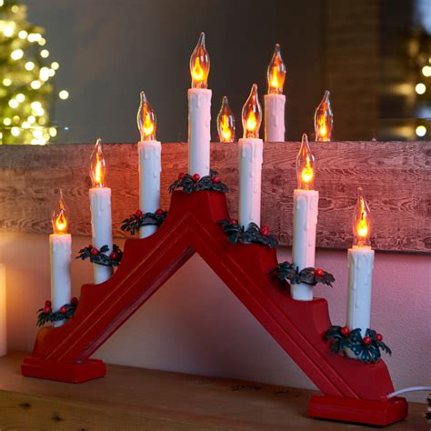 Flickering Candle Bridge Light