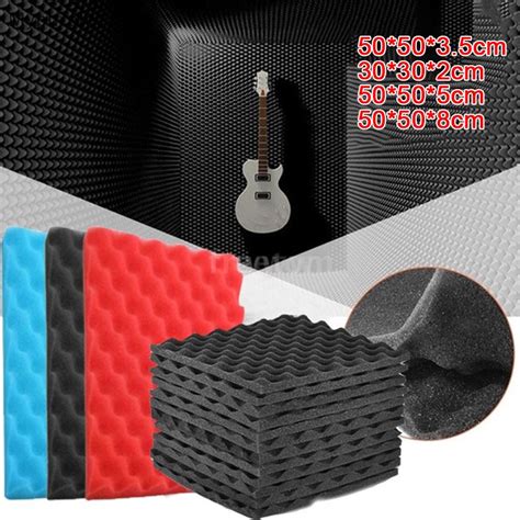 MYP Soundproofing Foam Acoustic Wall Panel Sound Insulation Foam Studio Wall Tiles PH | Shopee ...