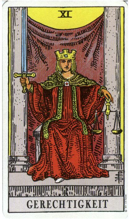 Justice Rider Waite Tarot Tarot Art Justice Pinterest