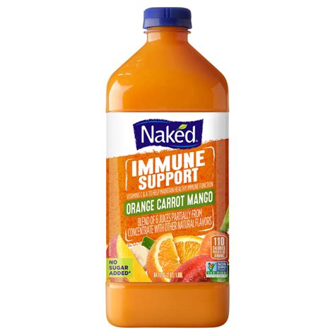 Naked Juice Orange Carrot Mango Immune Support Same Day Delivery Or
