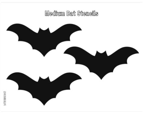 Bat Template To Cut Out