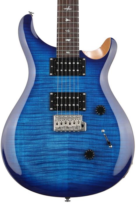 Paul Reed Smith Se Custom 24 Faded Blue Burst 825362072119