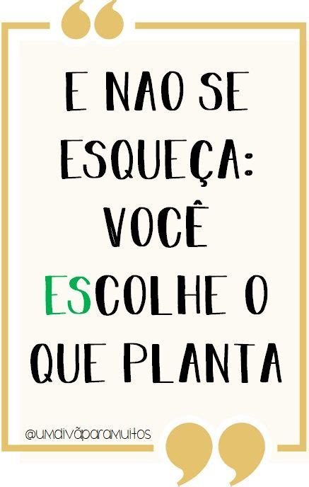 15 Frases De Reflexao Quem Planta Colhe Ideas In 2021