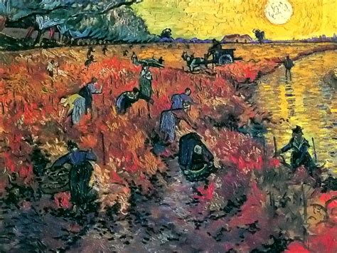 Why Is Vincent Van Gogh S The Red Vineyard At Arles So Famous Niood