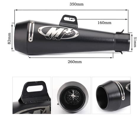 Motorcycle Exhaust Muffler Pipe Db Killer Slip On M Exhaust For Gsxr