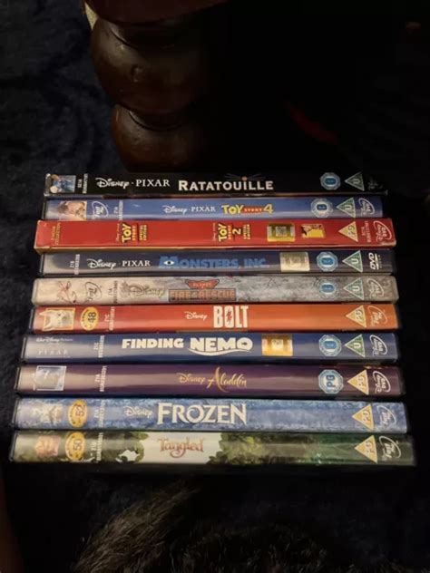 Disney Dvd Bundle X10 Various Titles Finding Nemo Monsters Inc Toy