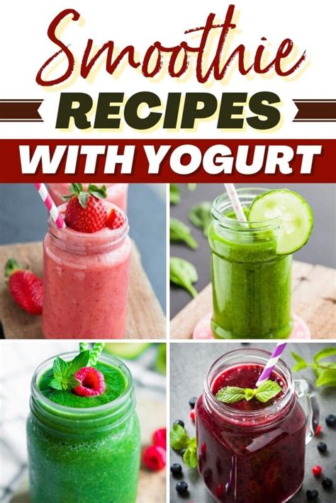 15 Best Smoothie Recipes with Yogurt - Insanely Good