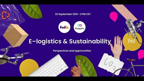 Webinar Shippypro Fedex E Logistics Sustainability Youtube