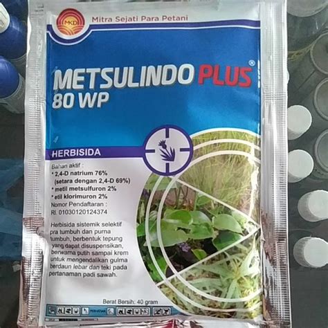 Jual Herbisida Padi Metsulindo Plus Wp Shopee Indonesia