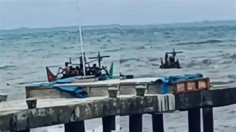 Terombang Ambing Di Laut Selama 3 Jam Di Teluk Semaka 8 Orang Berhasil