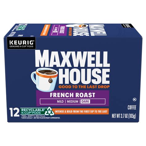 French Roast Dark Roast K Cup® Coffee Pods Maxwell House Products Heinz®