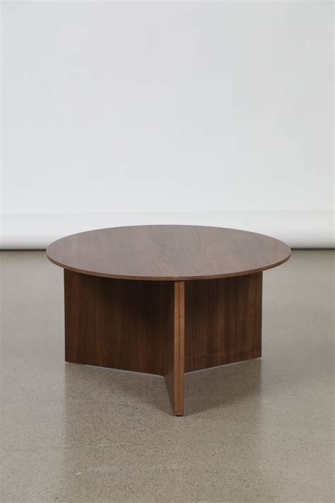 Slit Wood Table Cm Lacquered Walnut Franckly