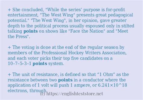 points   sentences englishteststore blog
