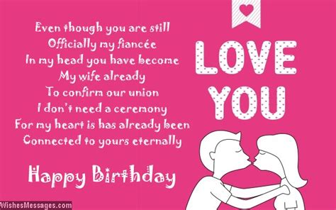 Birthday poems for fiancee – WishesMessages.com