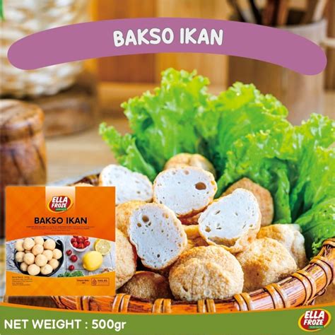 Jual Bakso Ikan Gr Ellafroze Shopee Indonesia