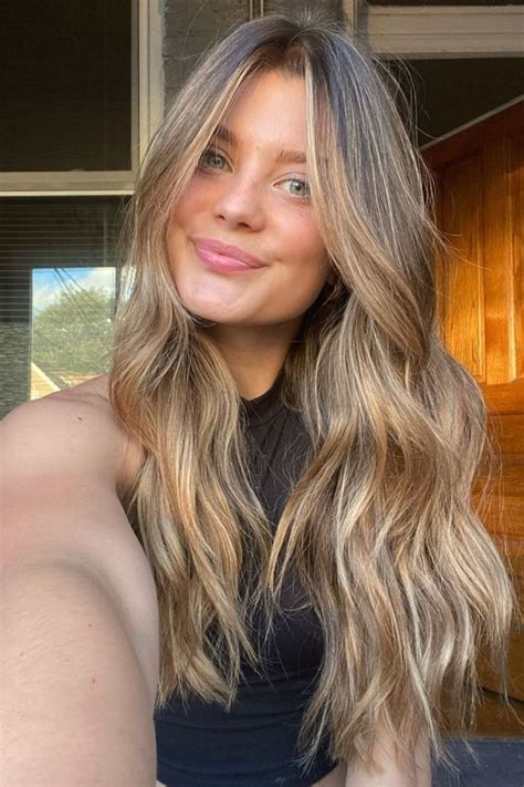 Long Brown Warm Hair Blonde Light Brown Hair Brunette Balayage Hair Light Brunette Hair