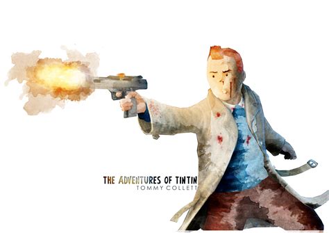 The Adventures Of TinTin Water Colour by Tommy92c on DeviantArt