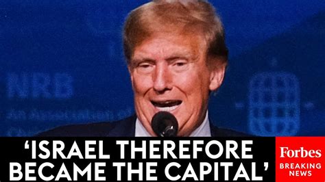 Viral Gaffe Trump Says That Israel Became The Capital Of Israel Youtube