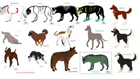 My Dog Ocs Breedable By Ktlasair On Deviantart