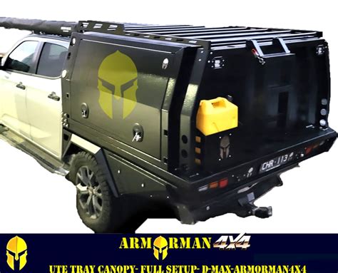 Combo Aluminium Tray Canopy Dual Cab Colorado Armorman X