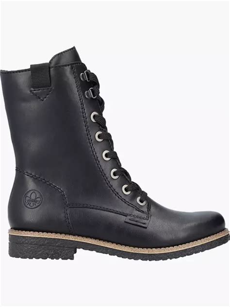 Rieker Damen Schn Rstiefel In Schwarz Deichmann