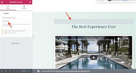 How To Link To A Section In Elementor Without Elementor Pro