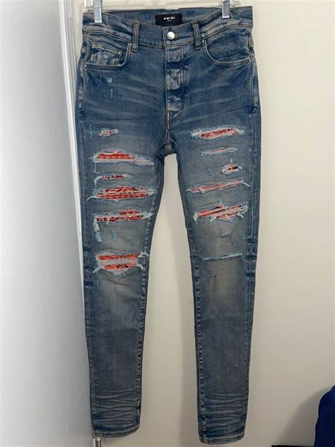 Amiri Bandana Thrasher Jeans | Grailed