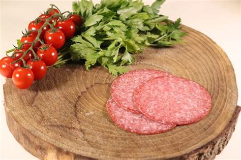 Salami Sans Ail En Tranche 100g Boucherie Artisanale