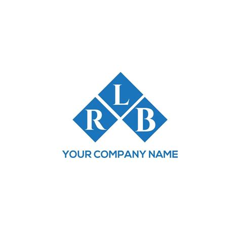 RLB letter logo design on WHITE background. RLB creative initials ...