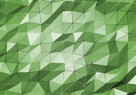 Abstract Green Crystal Background Faceted Texture Polygonal Wallpaper