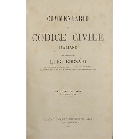 Commentario Del Codice Civile Italiano