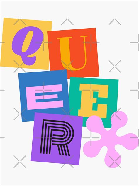 Queer Pride Sticker For Sale By Queerzone0 Redbubble