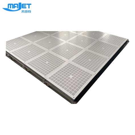 Perforated Aluminum Raised Access Floor Cleaning Room Flooring Data