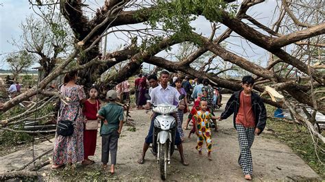 Early Reports Of ‘extensive Damage As Cyclone Mocha Hits Myanmars