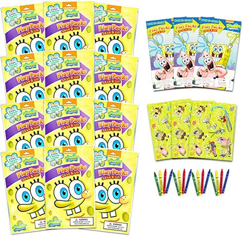 Amazon Nickelodeon Spongebob Squarepants Party Favors Pack