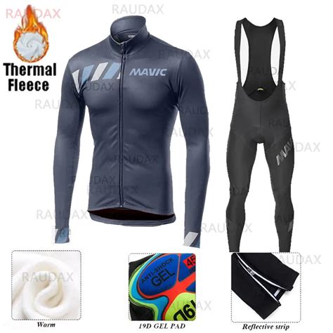 Mavic Equipe Inverno Velo T Rmico Ciclismo Roupas Homem Manga