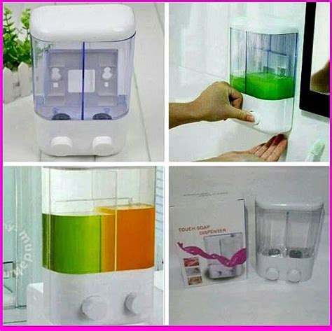 Jual Touch Soap Double Dispenser Sabun Cair In Tempat Penyimpanan